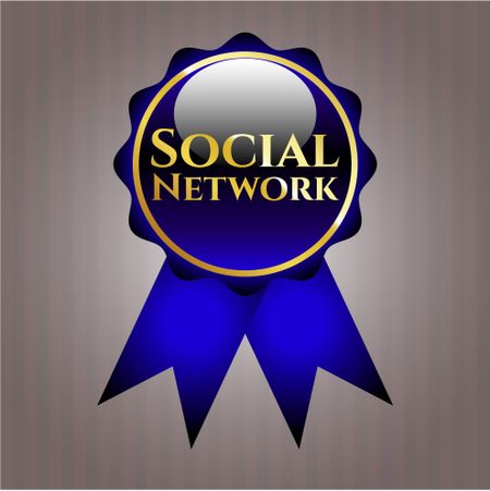 Social Network shiny ribbon