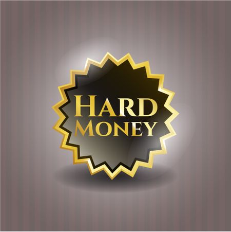 Hard Money gold shiny badge