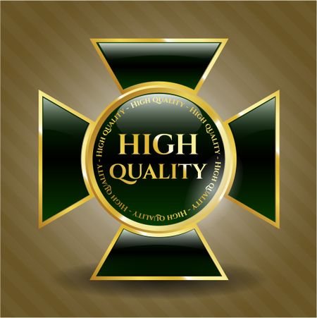 High Quality gold badge