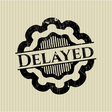 Delayed rubber stamp