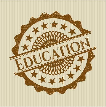 Education rubber stamp