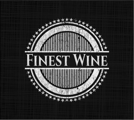 Finest Wine chalk emblem