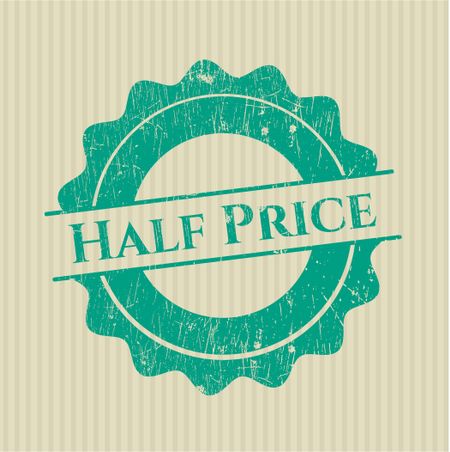 Half Price rubber stamp