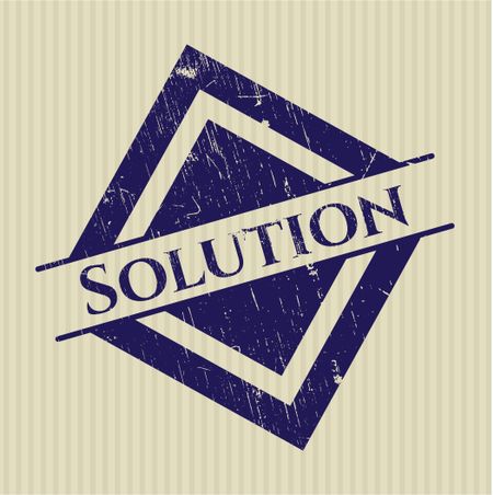 Solution rubber grunge seal