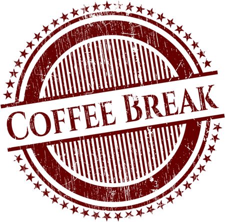 Coffee Break rubber stamp