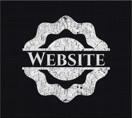 Website chalkboard emblem