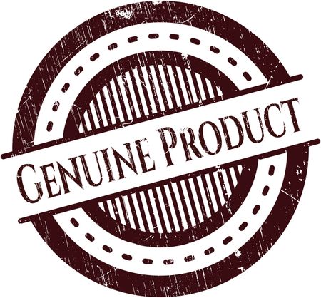 Genuine Product rubber grunge stamp