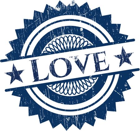 Love rubber stamp