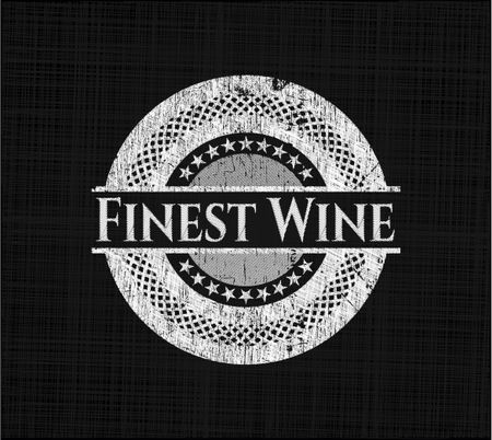 Finest Wine chalk emblem