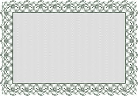 Certificate template or diploma template. Superior design. With guilloche pattern and background. Vector pattern that is used in money and certificate.