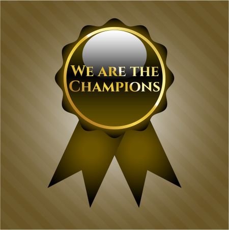 We are the Champions shiny ribbon