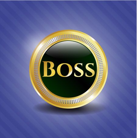 Boss gold badge