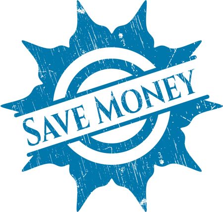 Save Money rubber stamp