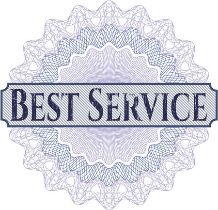 Best Service abstract rosette