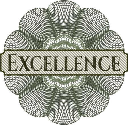 Excellence abstract rosette