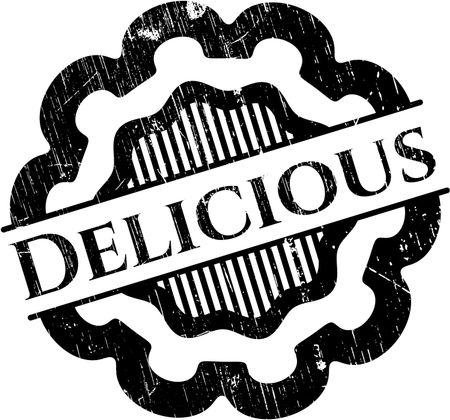 Delicious rubber stamp