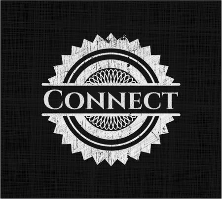 Connect chalkboard emblem