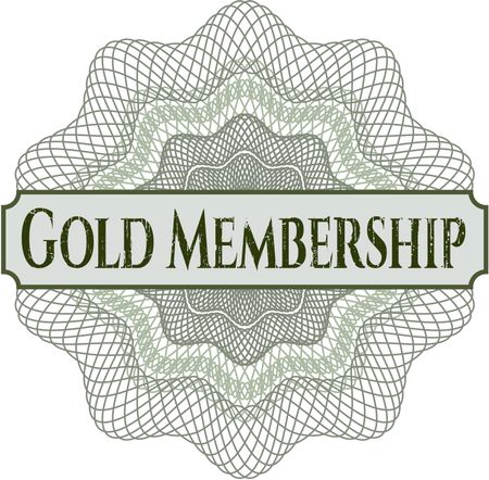 Gold Membership rosette
