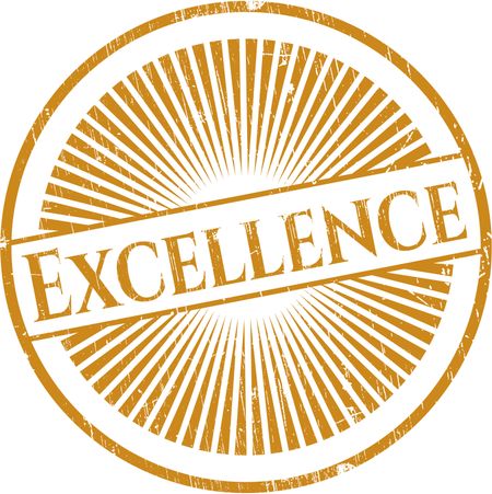 Excellence rubber grunge stamp
