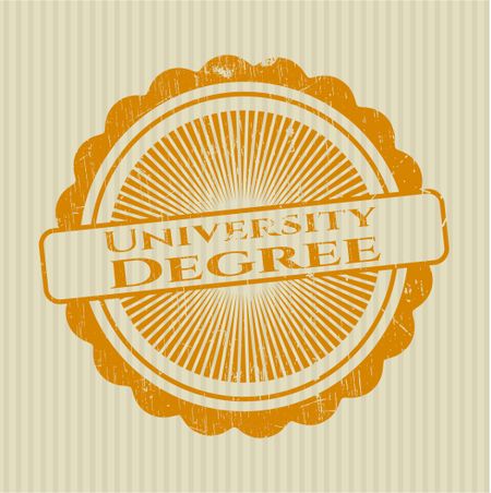 University Degree rubber seal