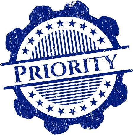 Priority rubber stamp