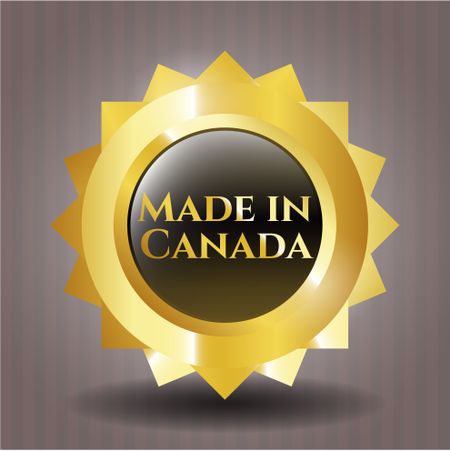Made in Canada shiny badge
