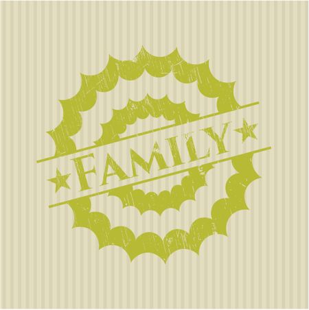 Family rubber stamp