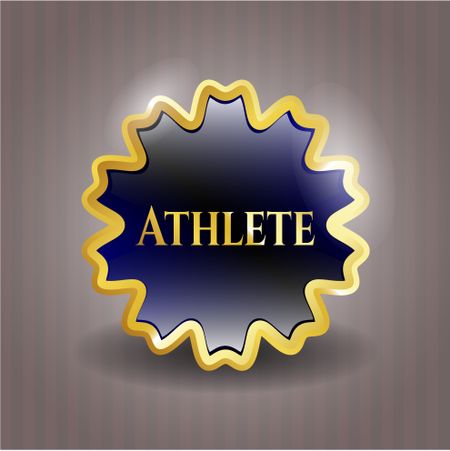 athlete-gold-badge-318401534 Athlete gold badge