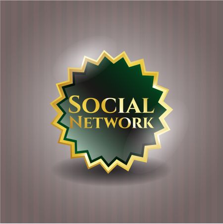 Social Network shiny badge