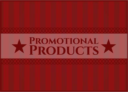 Promotional Products banner or card
