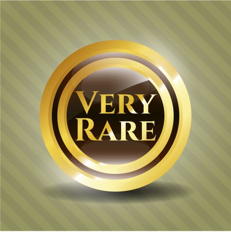 Very Rare golden badge