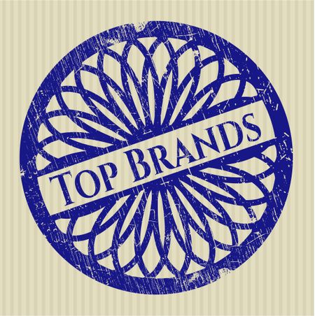Top Brands grunge stamp