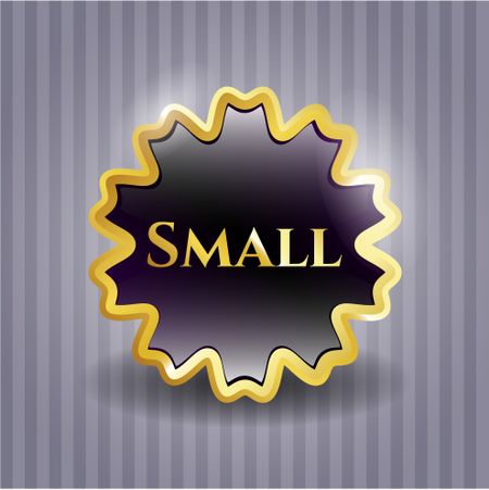 Small golden emblem or badge