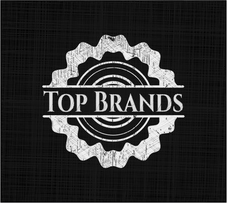 Top Brands with chalkboard texture
