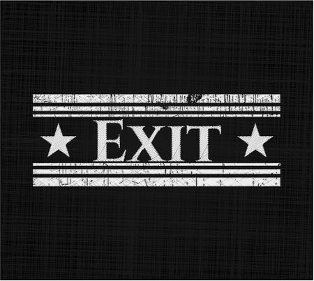 Exit chalk emblem