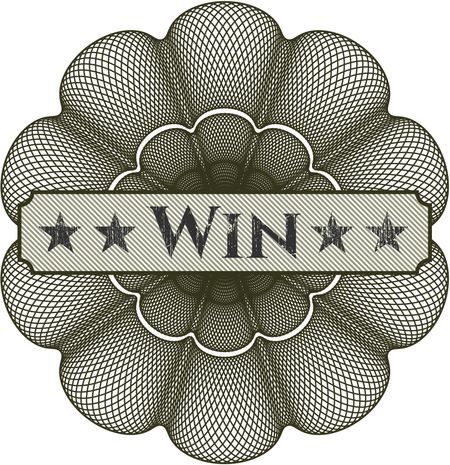 Win abstract rosette