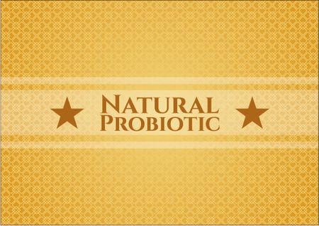 Natural Probiotic poster