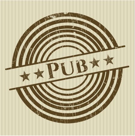 Pub grunge stamp