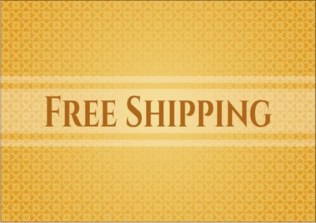 Free Shipping retro style card or poster