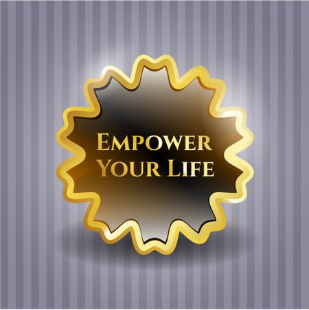 Empower Your Life golden emblem or badge