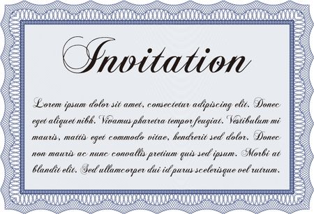 Formal invitation template. Artistry design. Customizable, Easy to edit and change colors.Printer friendly. 