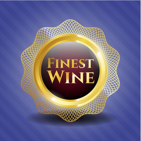 Finest Wine shiny emblem