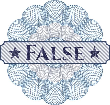 False abstract rosette