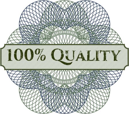 100% Quality money style rosette