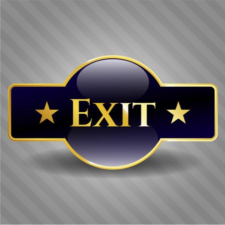 Exit shiny badge