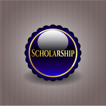 Scholarship blue emblem