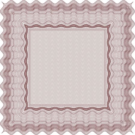 Certificate template or diploma template. Vector pattern that is used in currency and diplomas.Complex background. Artistry design. 