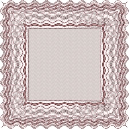 Certificate template or diploma template. Vector pattern that is used in currency and diplomas.Complex background. Artistry design.