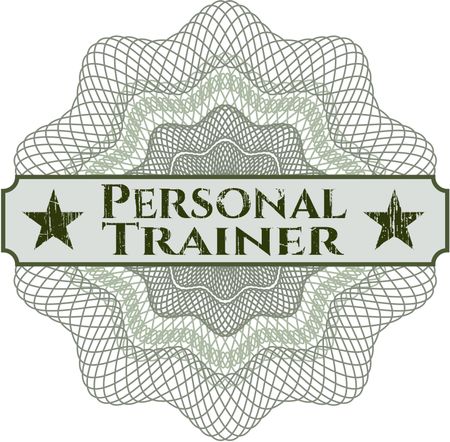 Personal Trainer abstract rosette
