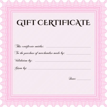 Gift certificate. Customizable, Easy to edit and change colors.Elegant design. Printer friendly. 